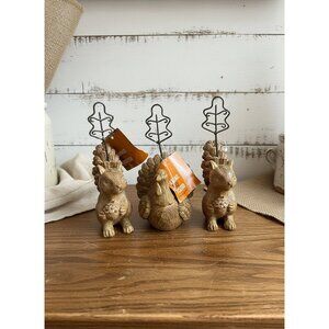 Harvest Decor Place Card / Photo Holder Set‎ of 3